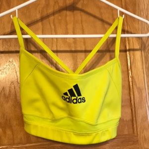 ADIDAS Sports Bra ClimaCool sz Small bright